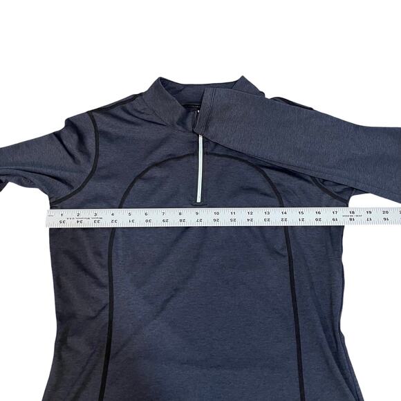 *3-Pack* Cadmus Women's Compression Quarter Zip Pullover Top Navy Blue Medium - Picture 8 of 8